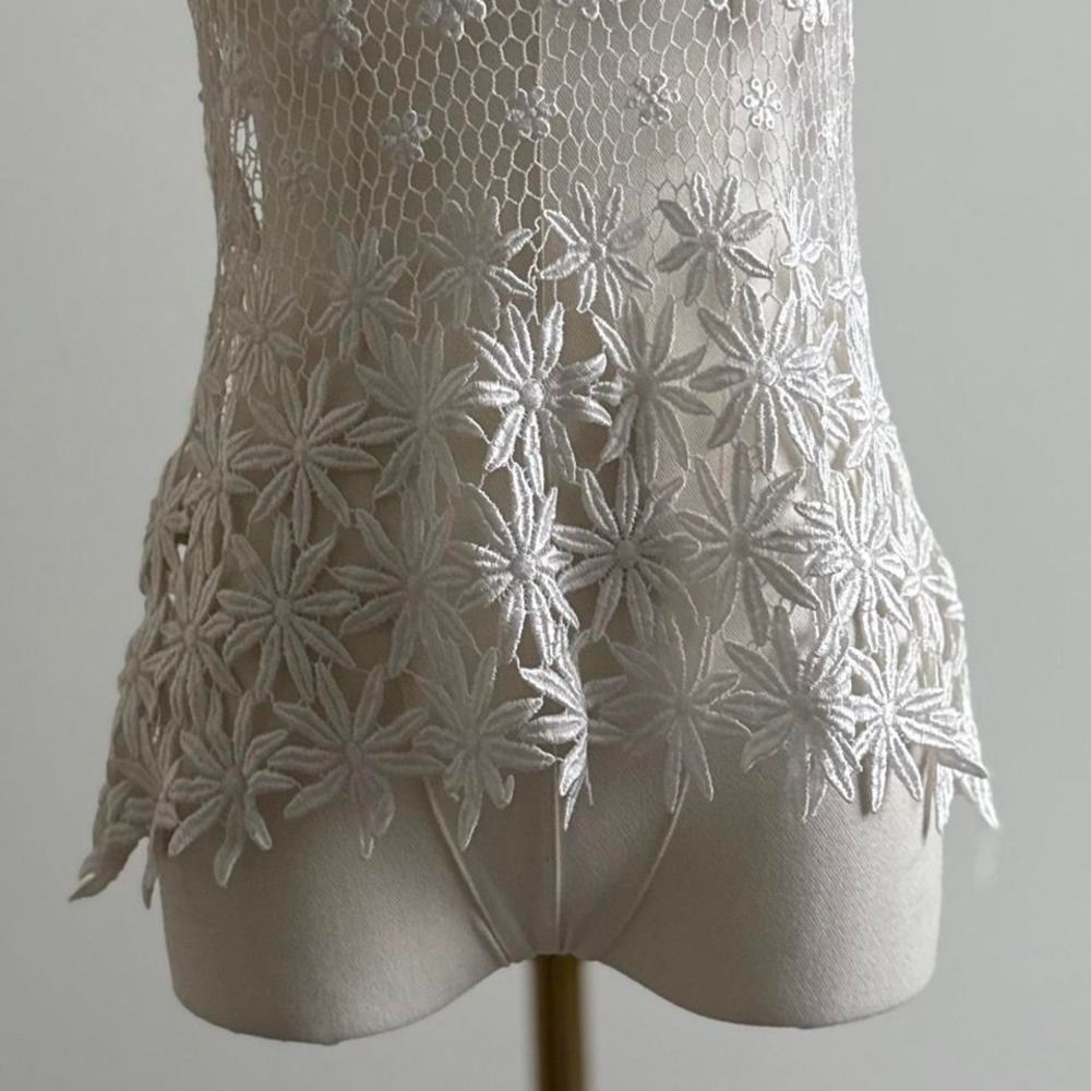 Y2K Forever 21 Lace Floral Festival Fairy Cottage Core Boho Soft Girl Feminine - Picture 3 of 8